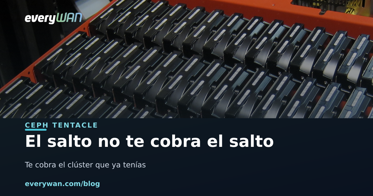 El salto a Ceph Tentacle en Proxmox te cobra lo que montaste en 2020