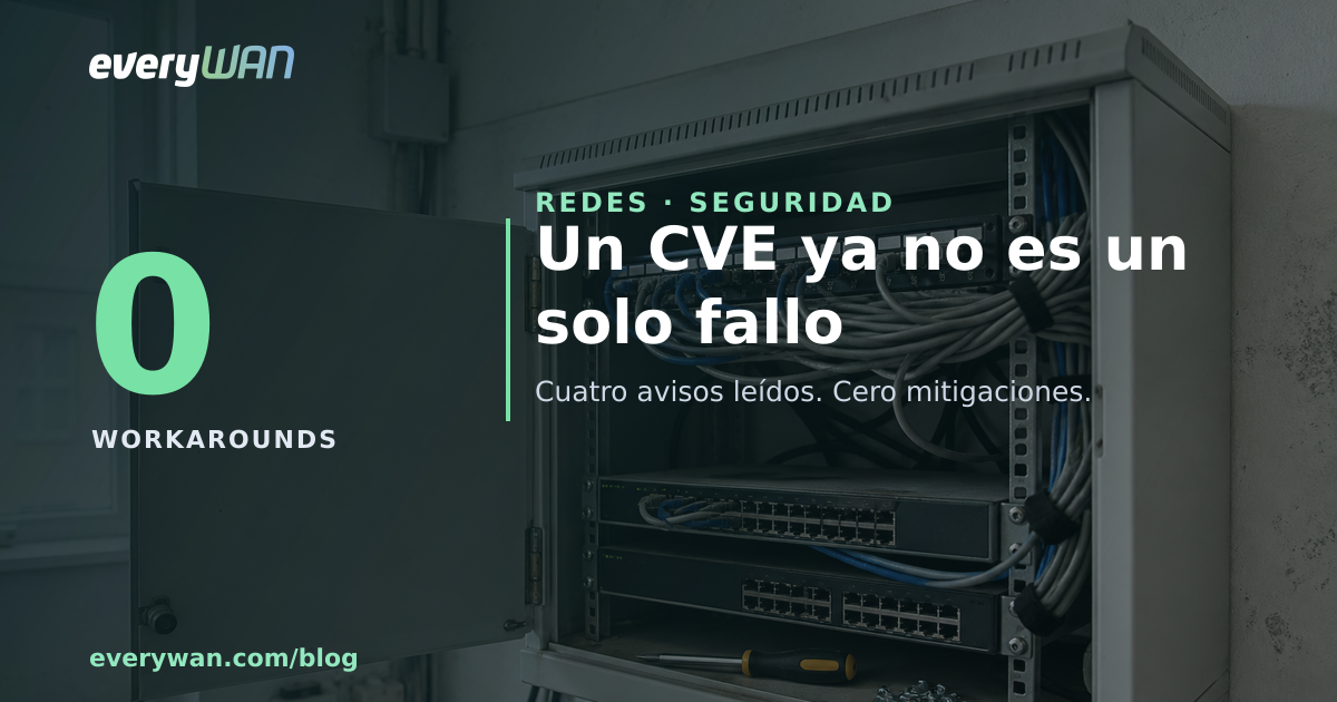 Un CVE ja no és una errada: Cisco ha canviat la unitat de mesura