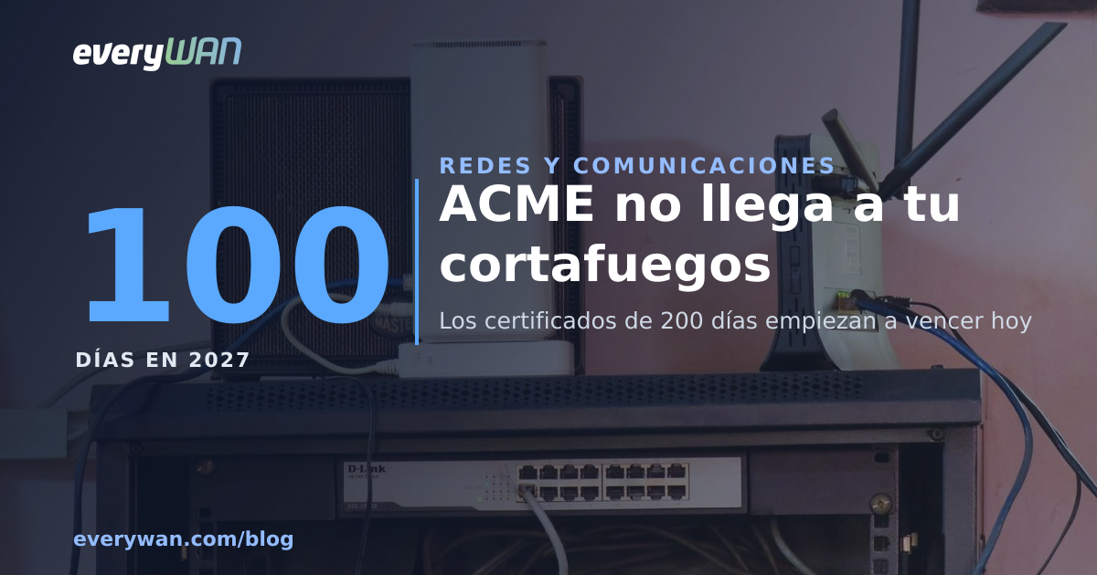 El certificat que l'ACME no renova és el que et deixa sense VPN