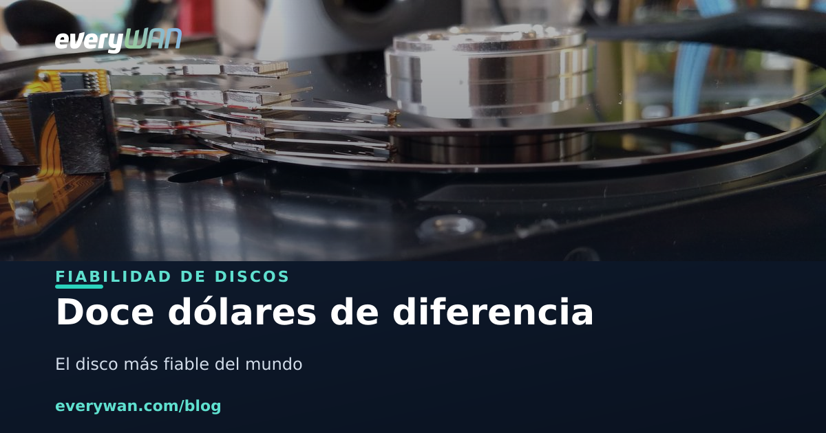 El disco más fiable del mundo vale doce dólares más
