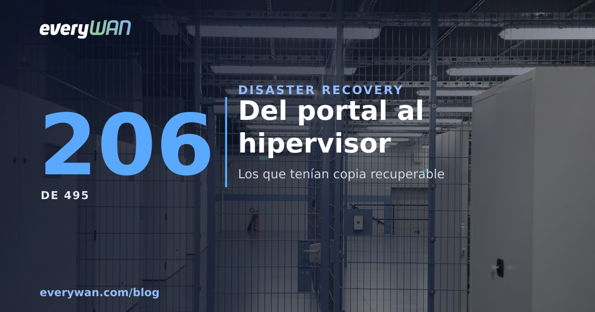 Van entrar pel login del portal i van sortir amb l'hipervisor