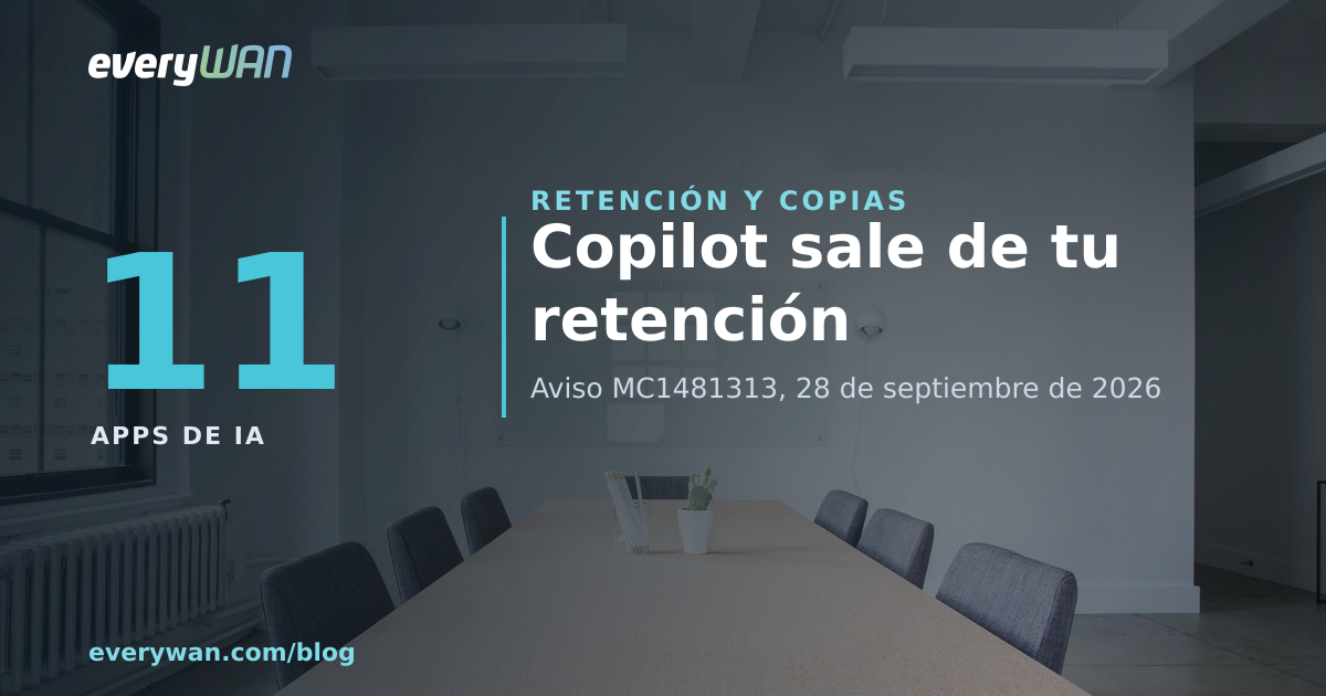 La retenció que cobria Copilot s'apaga aquest mes, i ningú no ha tocat la política