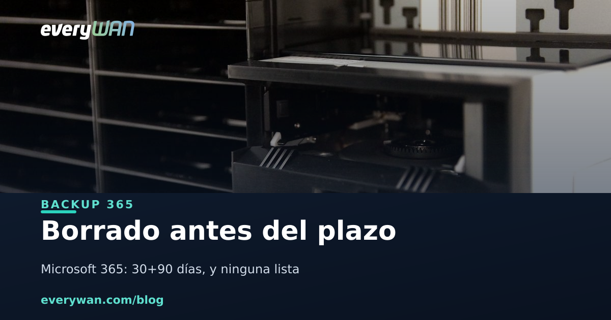 Microsoft va esborrar dades abans que vencés el termini, i no pot dir quines