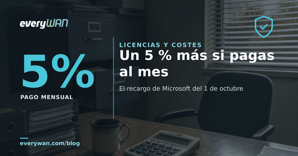 Un 5 % més per pagar al mes: què canvia l'1 d'octubre i quan no convé canviar