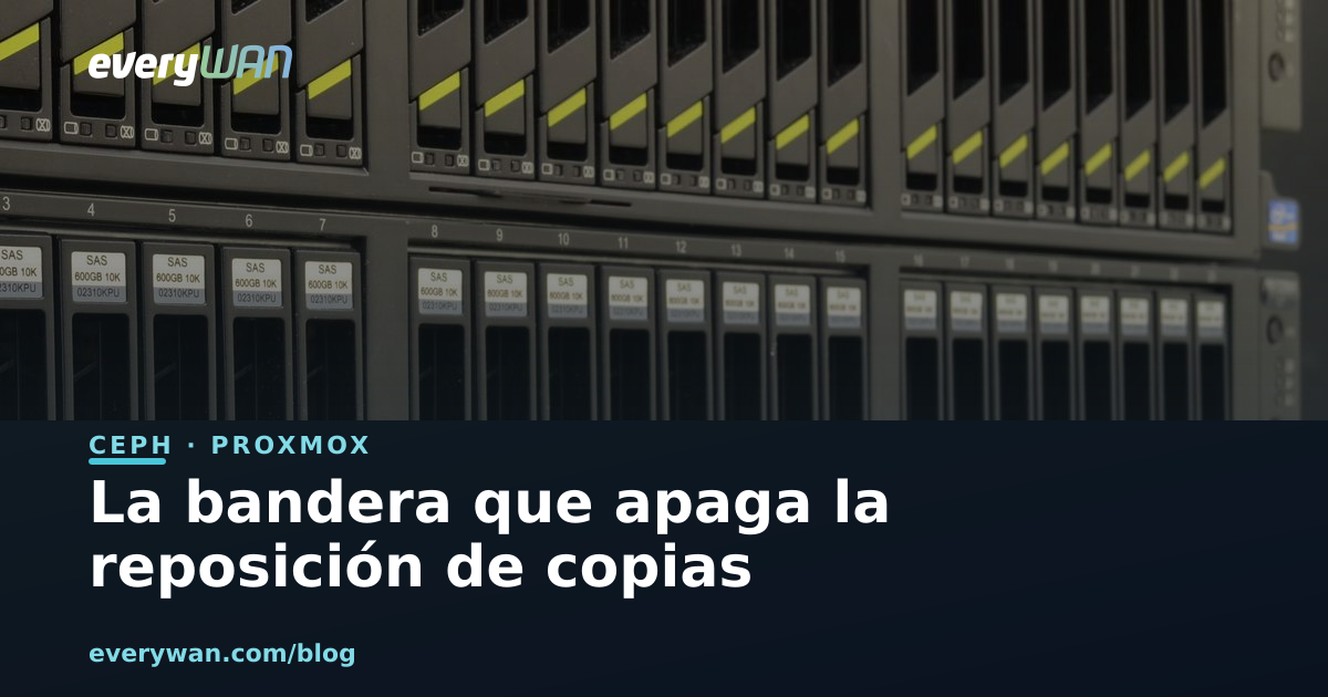 Filas de bahías de disco SAS en servidores de almacenamiento montados en rack