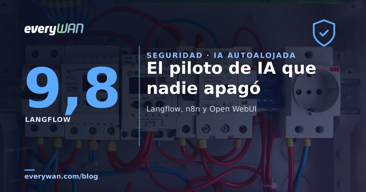 CVE-2026-9198 en Langflow entra en el catálogo KEV de CISA el 4 de agosto de 2026: la capa de IA y automatización autoalojada (Langflow, n8n, Open WebUI) tratada como producción