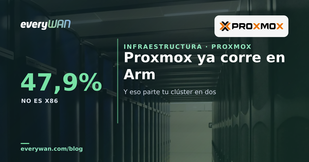 Proxmox VE 9.2 para arm64 anunciado el 5 de agosto de 2026: paridad de funciones con x86-64, plataformas NVIDIA Grace y Vera, y sin migración en vivo entre arquitecturas