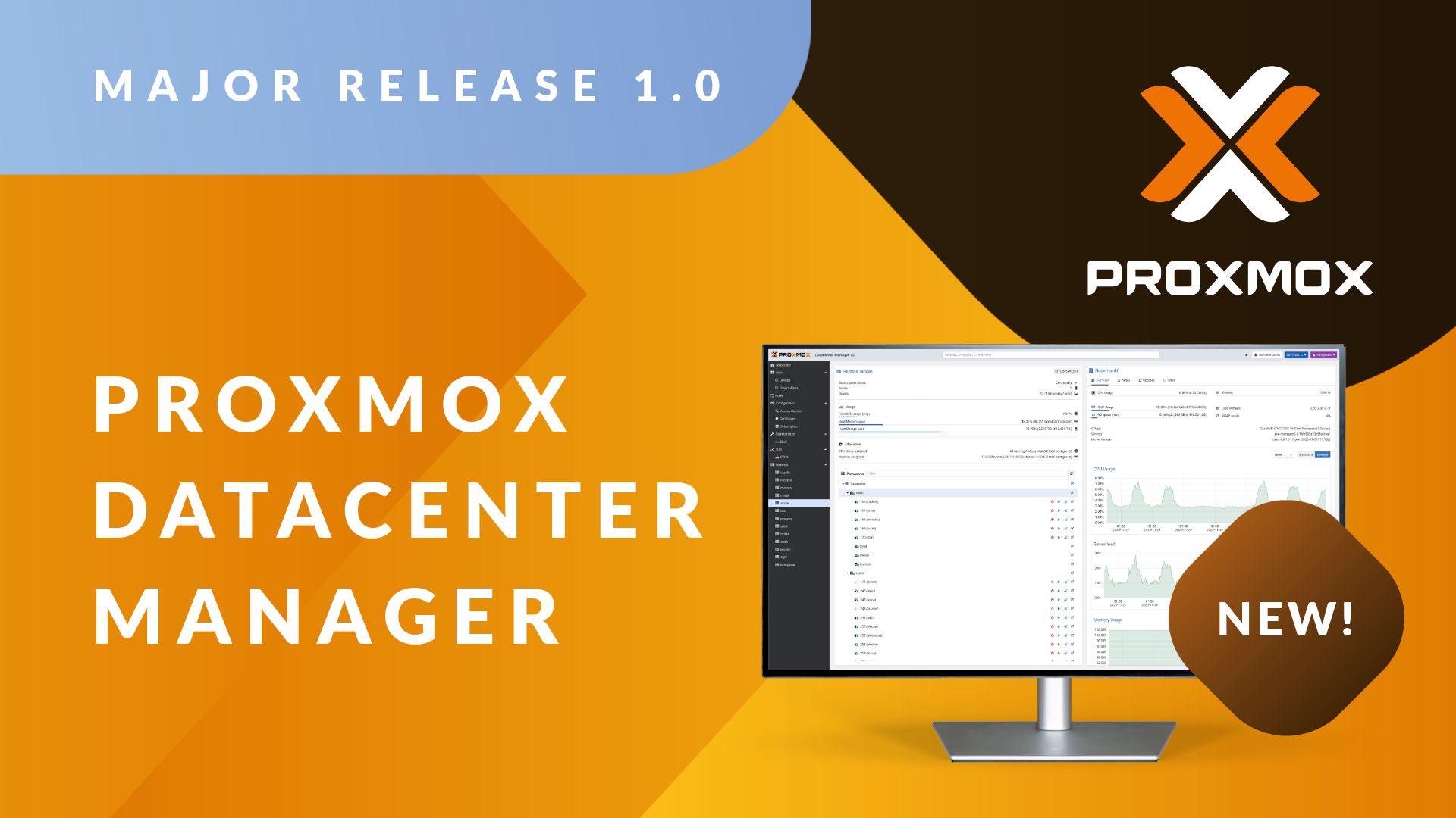 Proxmox Datacenter Manager 1.0 - Gestión centralizada de infraestructura virtual