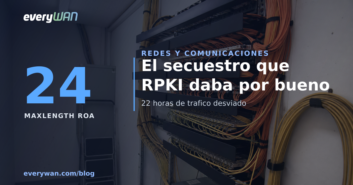 Cuarto de interconexión con paneles de parcheo, latiguillos de fibra naranja y amarilla recogidos en peines horizontales, un switch bajo el bastidor y una bobina de fibra colgada en la pared