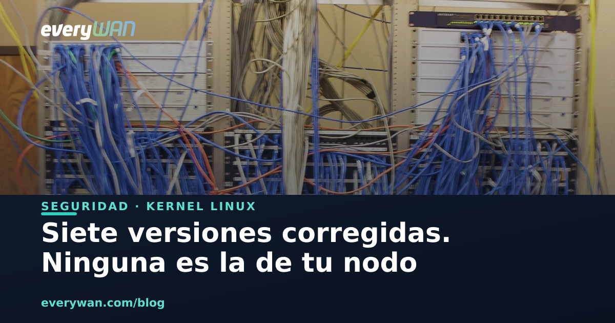 Siete versiones corregidas en el CVE y ninguna arranca tu Proxmox