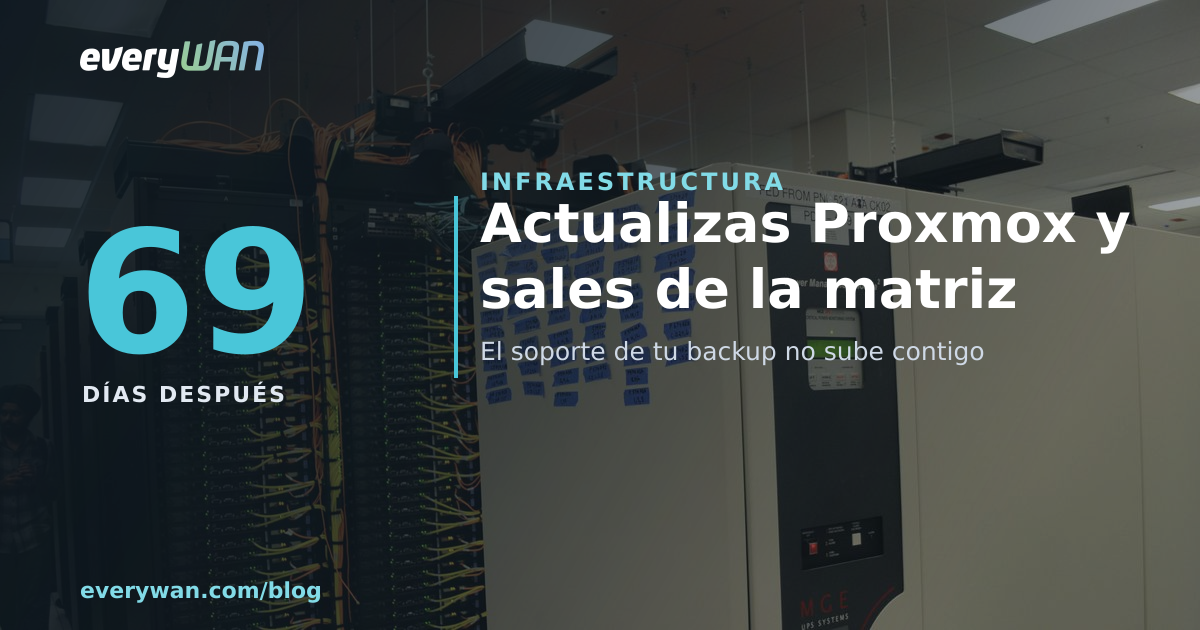 Moving to Proxmox 9.2 wasn't your call: the repository made it