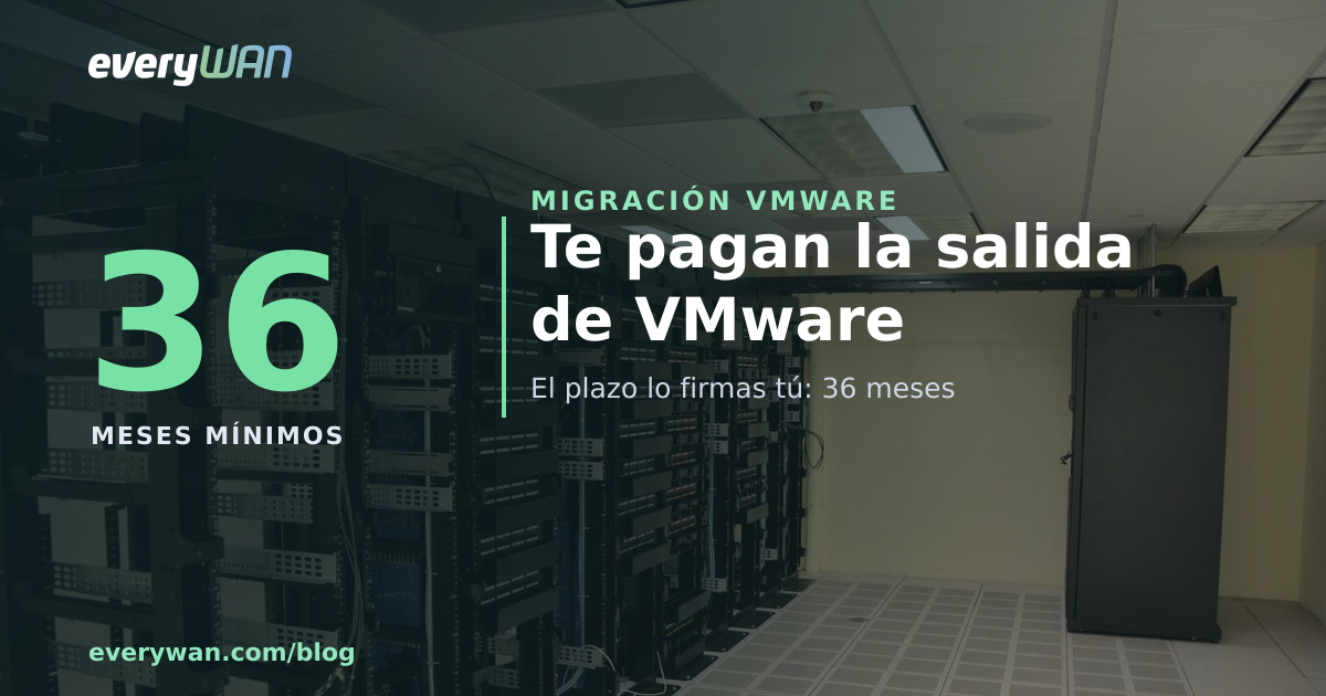 They will pay for your VMware exit. You sign the term: 36 months
