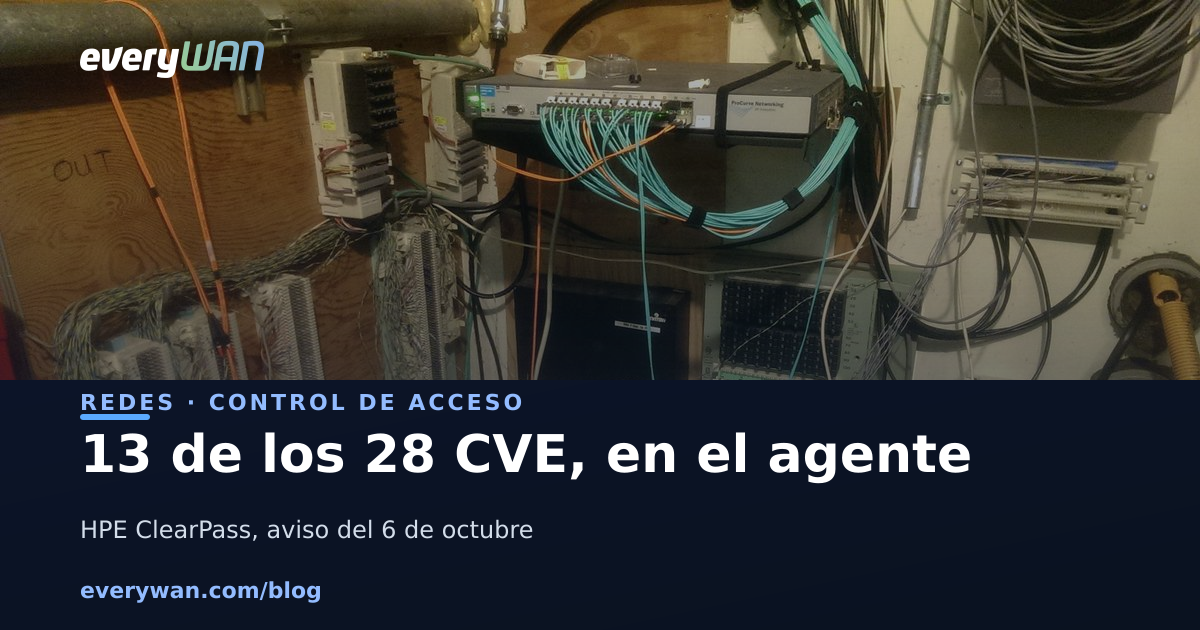 Tretze dels vint-i-vuit errors de ClearPass són a l'agent, no al servidor