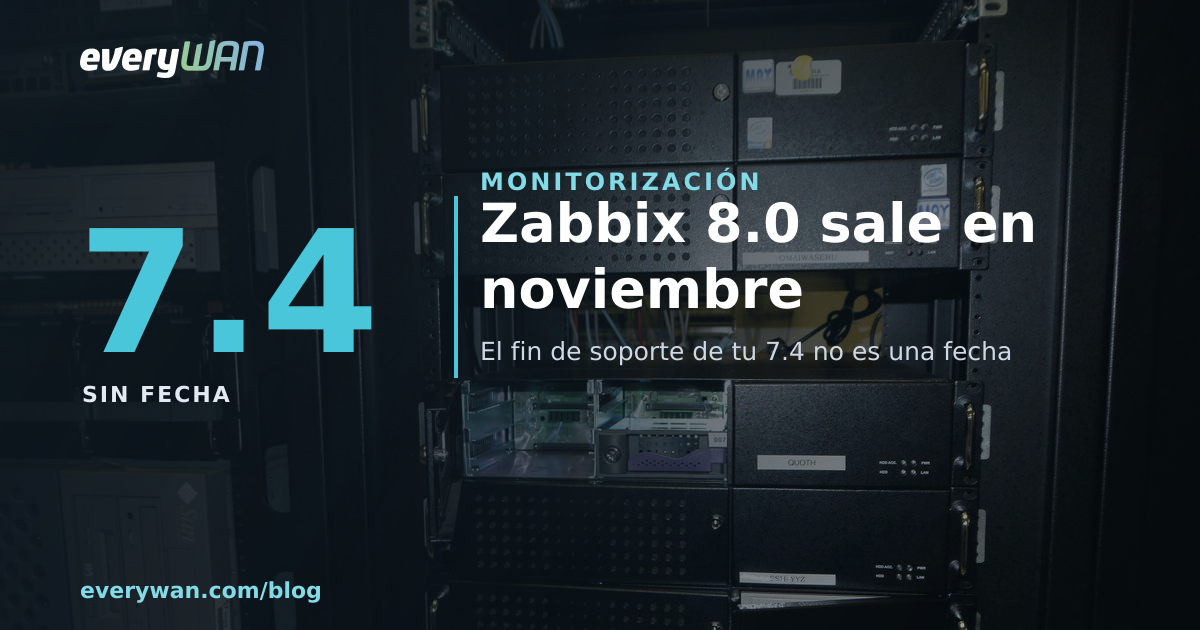 Zabbix 8.0 LTS surt al novembre i el teu 7.4 perd el suport complet